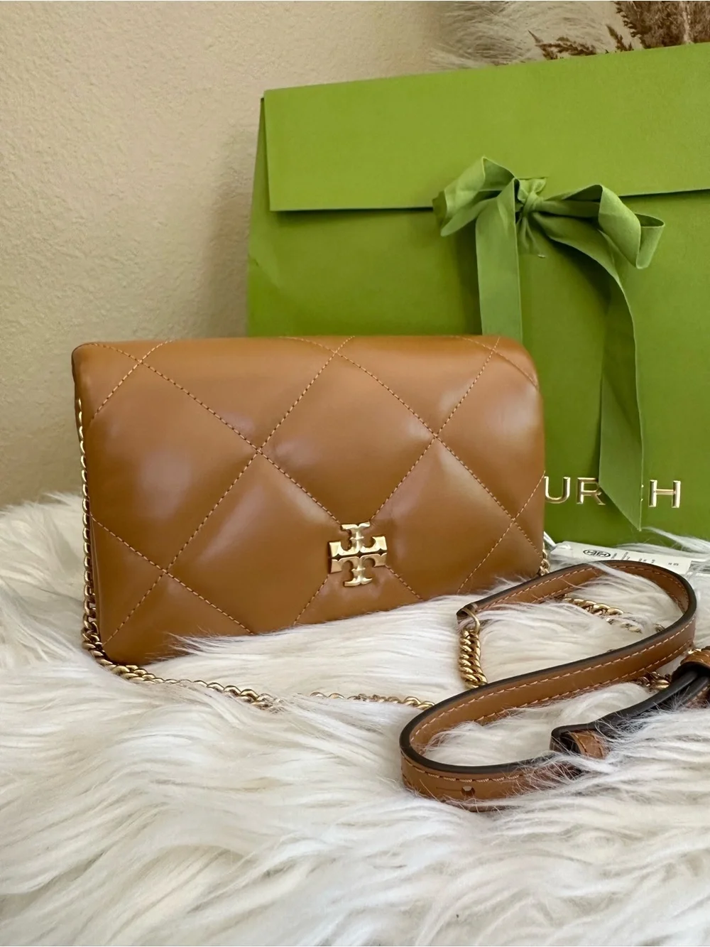 Tory Burch KIRA DIAMOND QUILT CROSSBODY bag